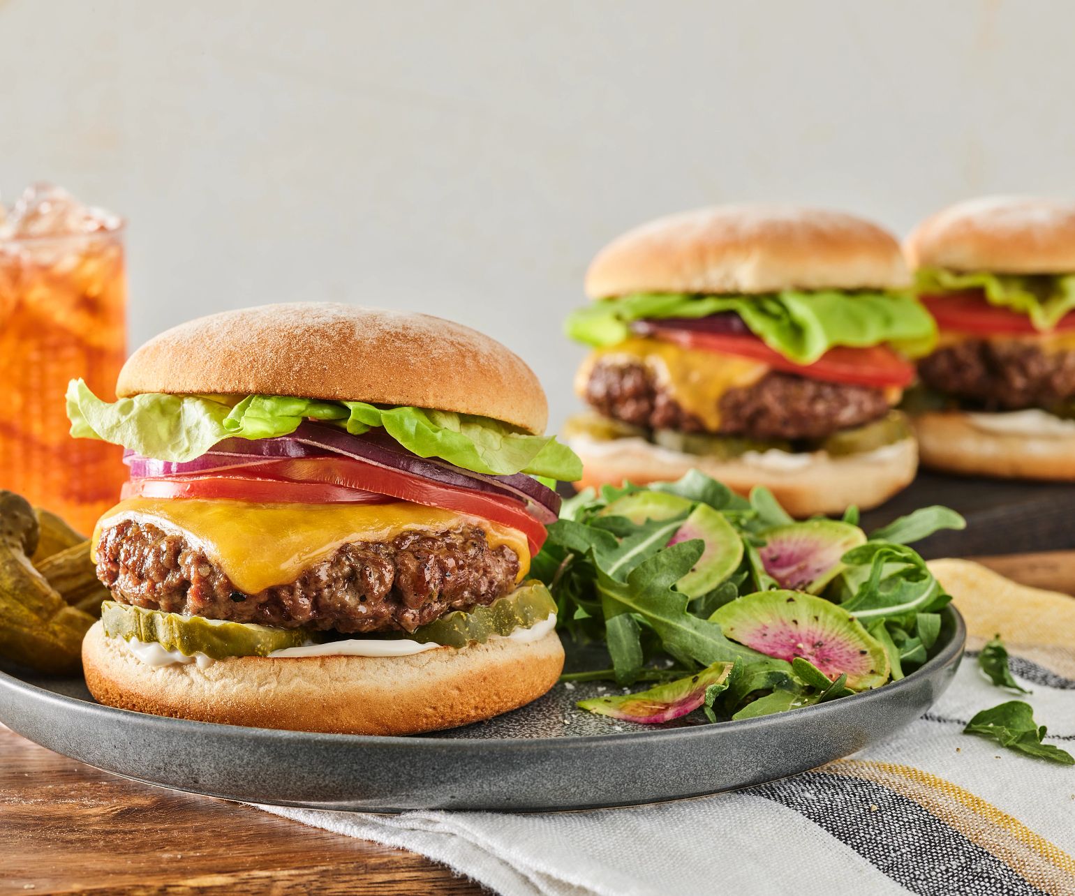 Classic Beef Cheeseburgers